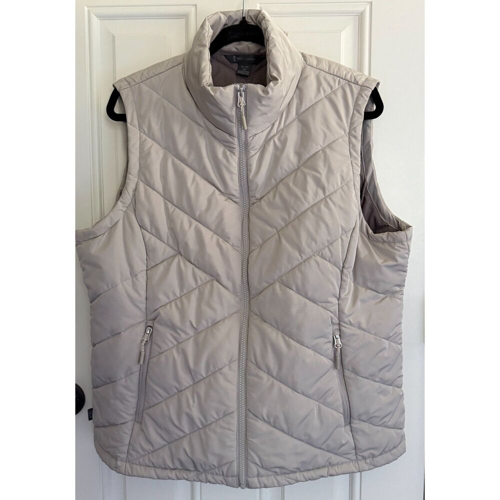 Free Country Women's Tan Vest size XL (16)